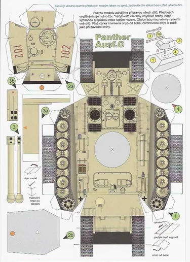 Panter Ausf. G a Sherman